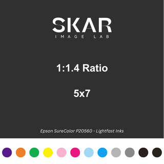 1:1.4 Ratio Prints (5x7) / Museum Grade Fine Art Prints